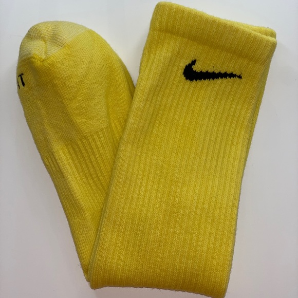Nike Solid Colored Socks (Yellow) - Picture 2 of 2